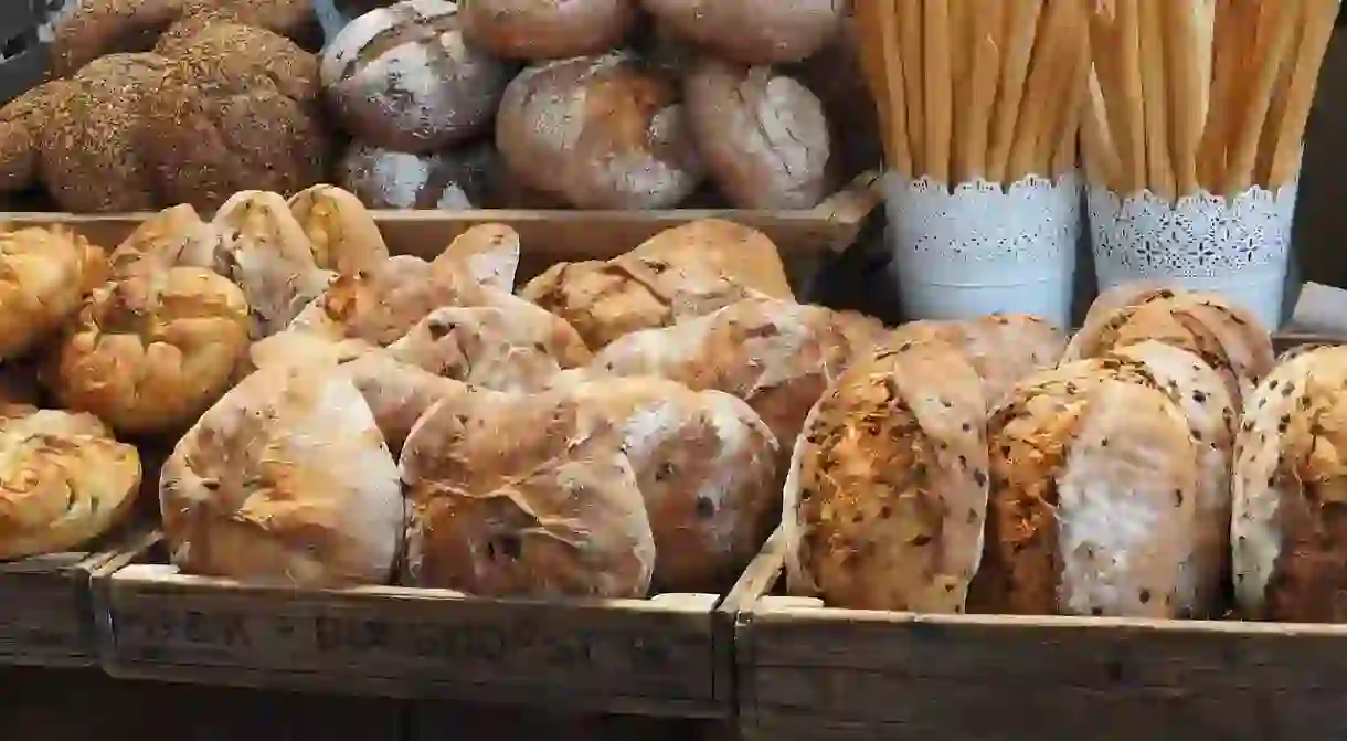 Bread in bakery