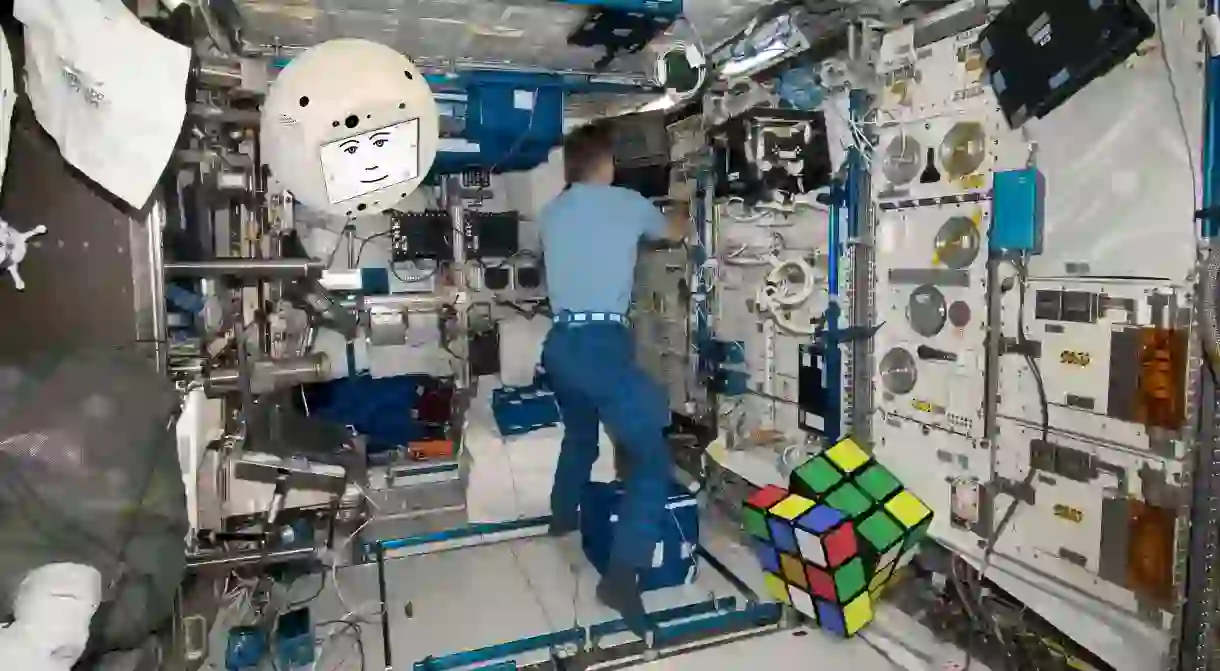 CIMON in action on the ISS