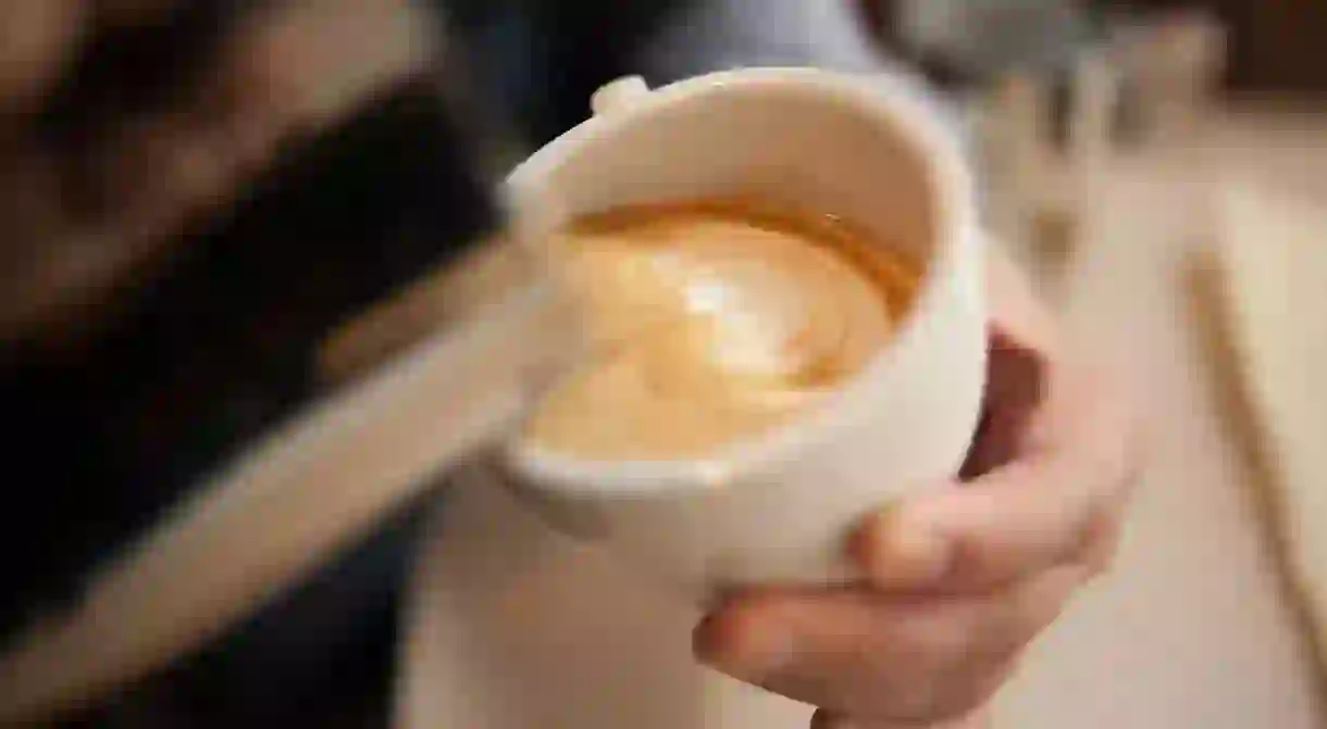 Pouring the perfect cup of coffee