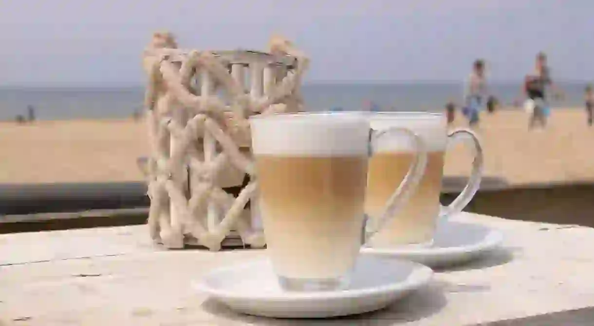 Coffee by the beach