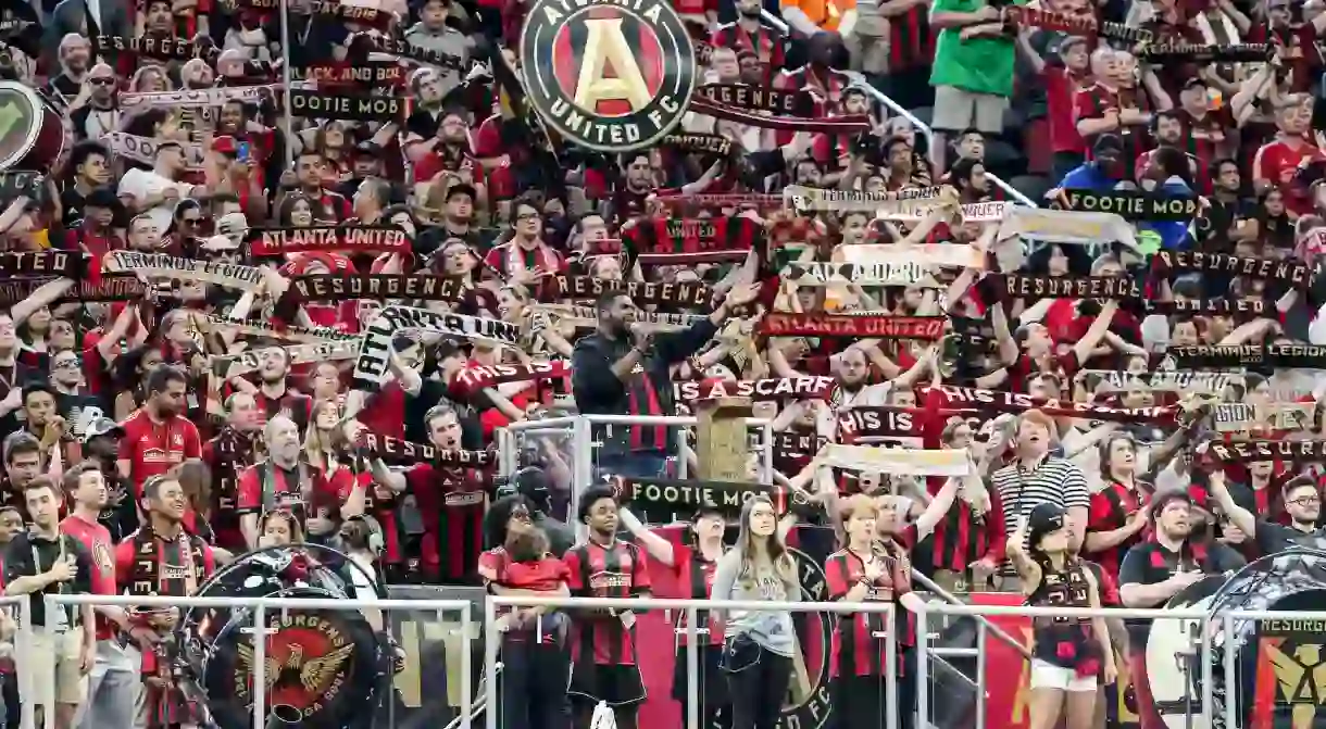 Atlanta United vs Montreal Impact at Mercedes-Benz Stadium in Atlanta.