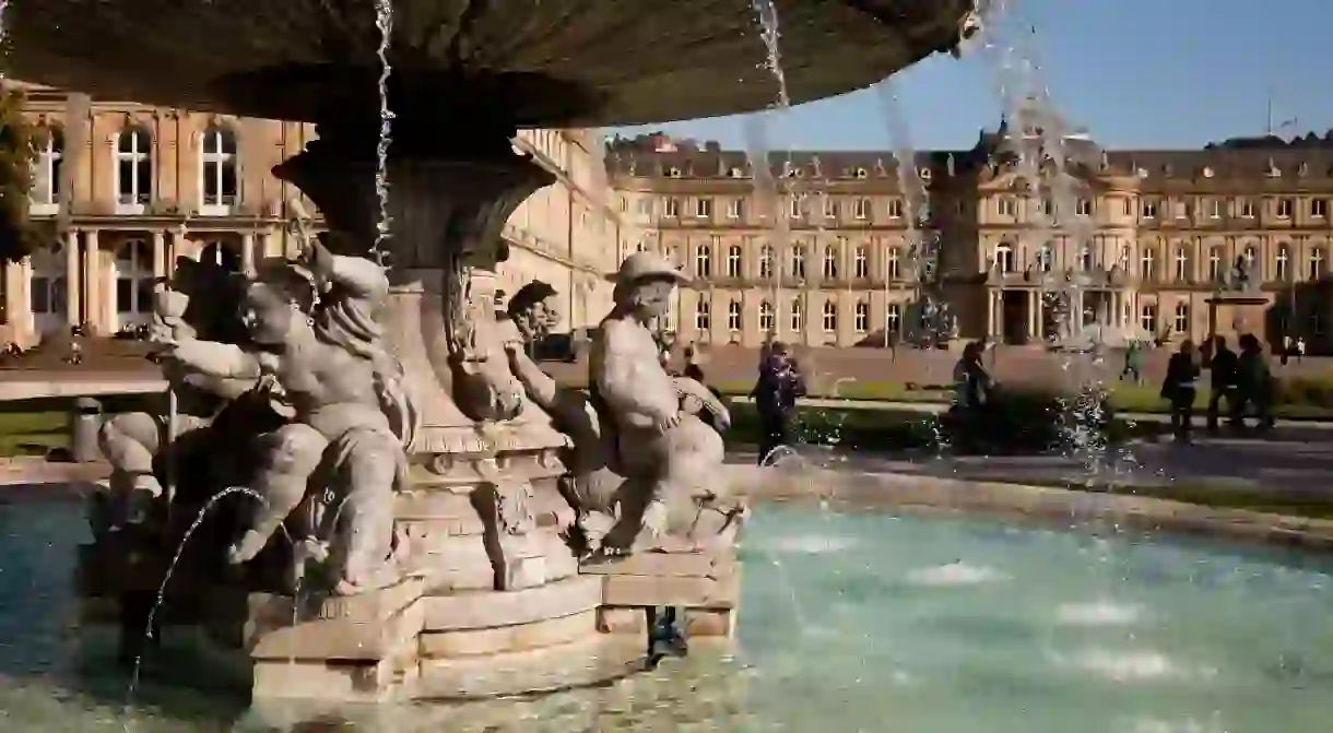 The New Palace in Stuttgart, Baden Wurttemberg, Germany