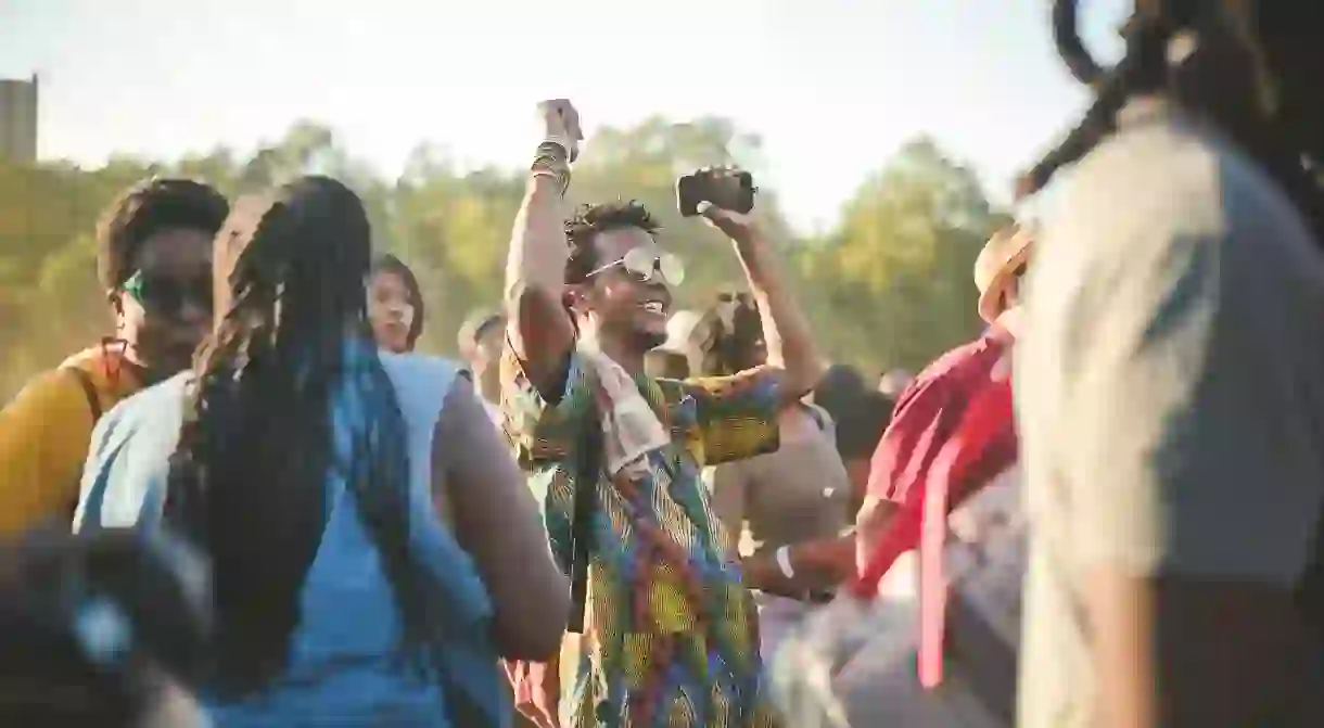 Exuberant festival fashion