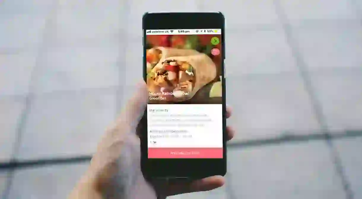 The app lets your order surplus food from restaurants