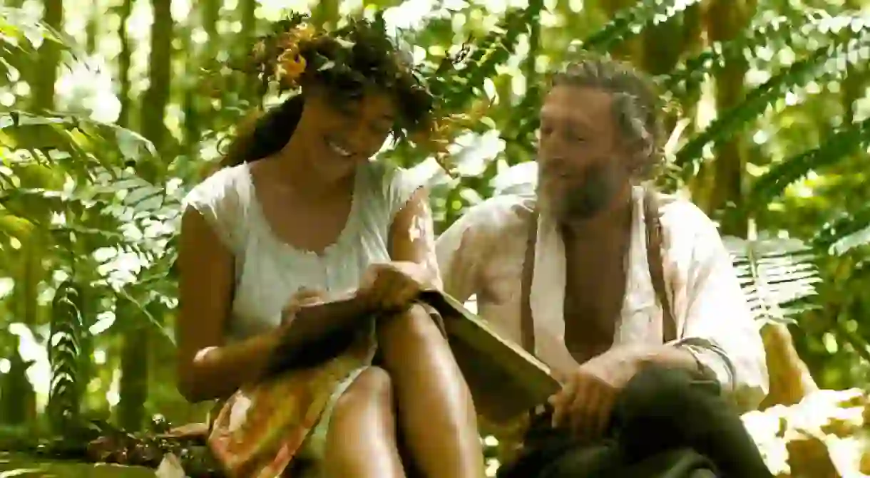 Tuheï Adams and Vincent Cassel in Gauguin: Voyage to Tahiti