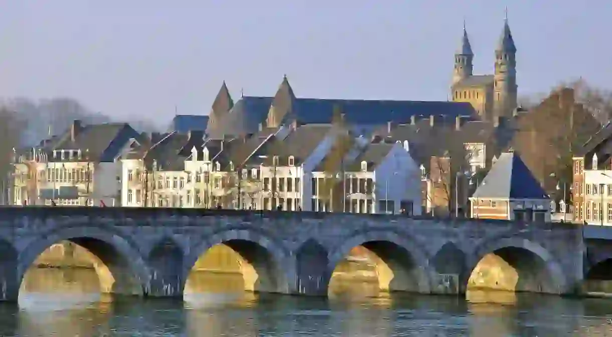 Saint Servaas bridge in Maastricht, Netherlands.