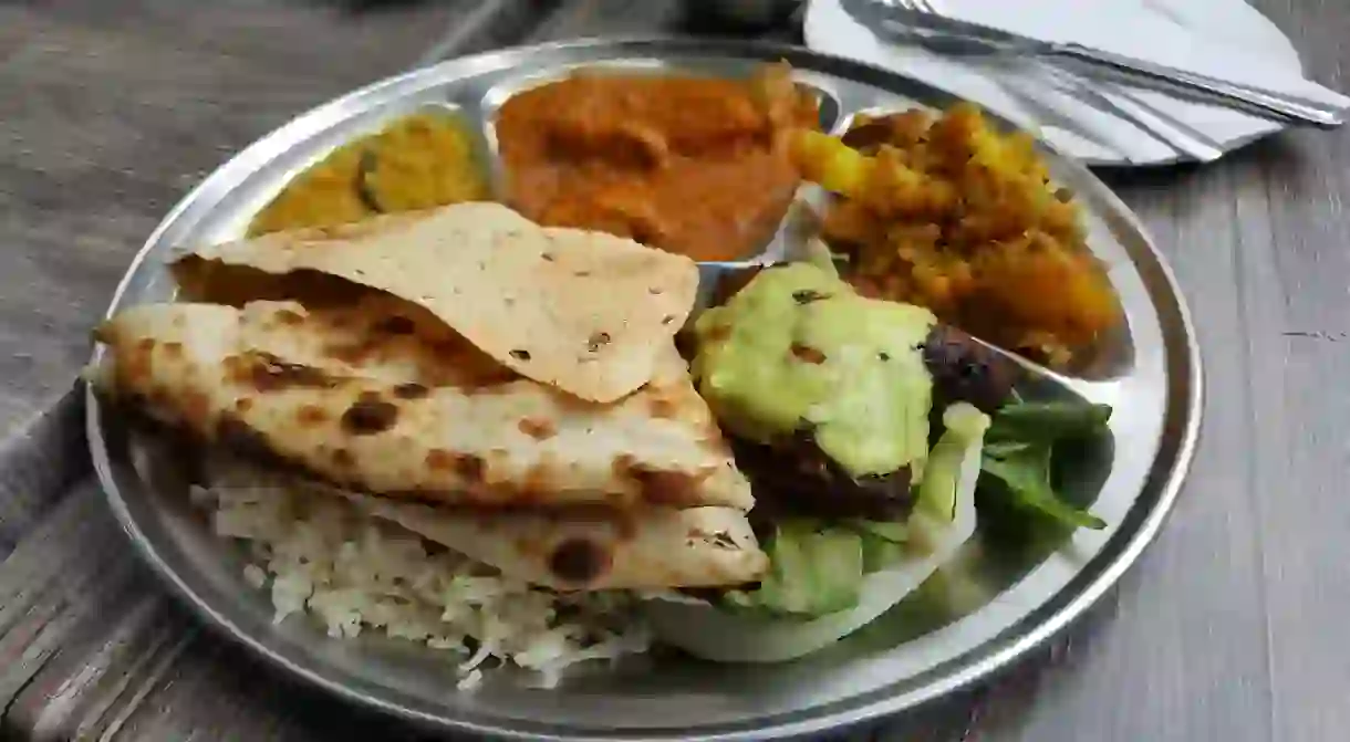 Indian thali