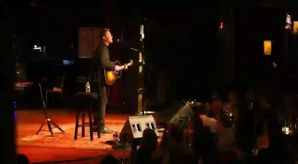 Josh Ritter is seen here performing at City Winery