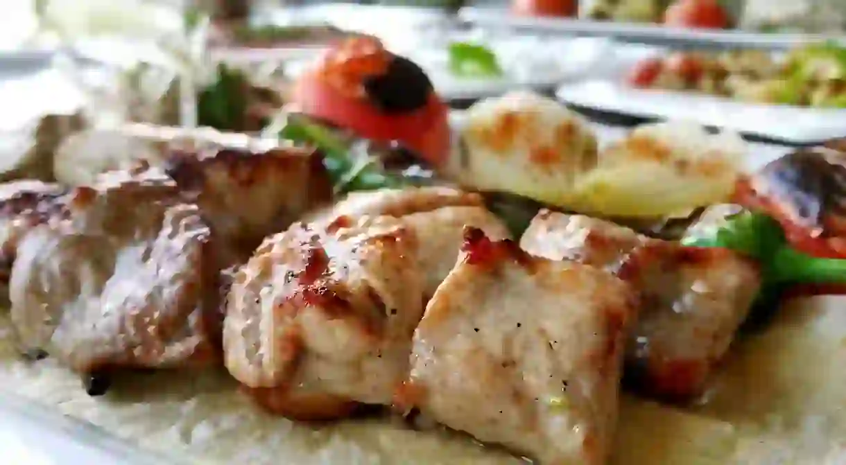 Delicious kebabs