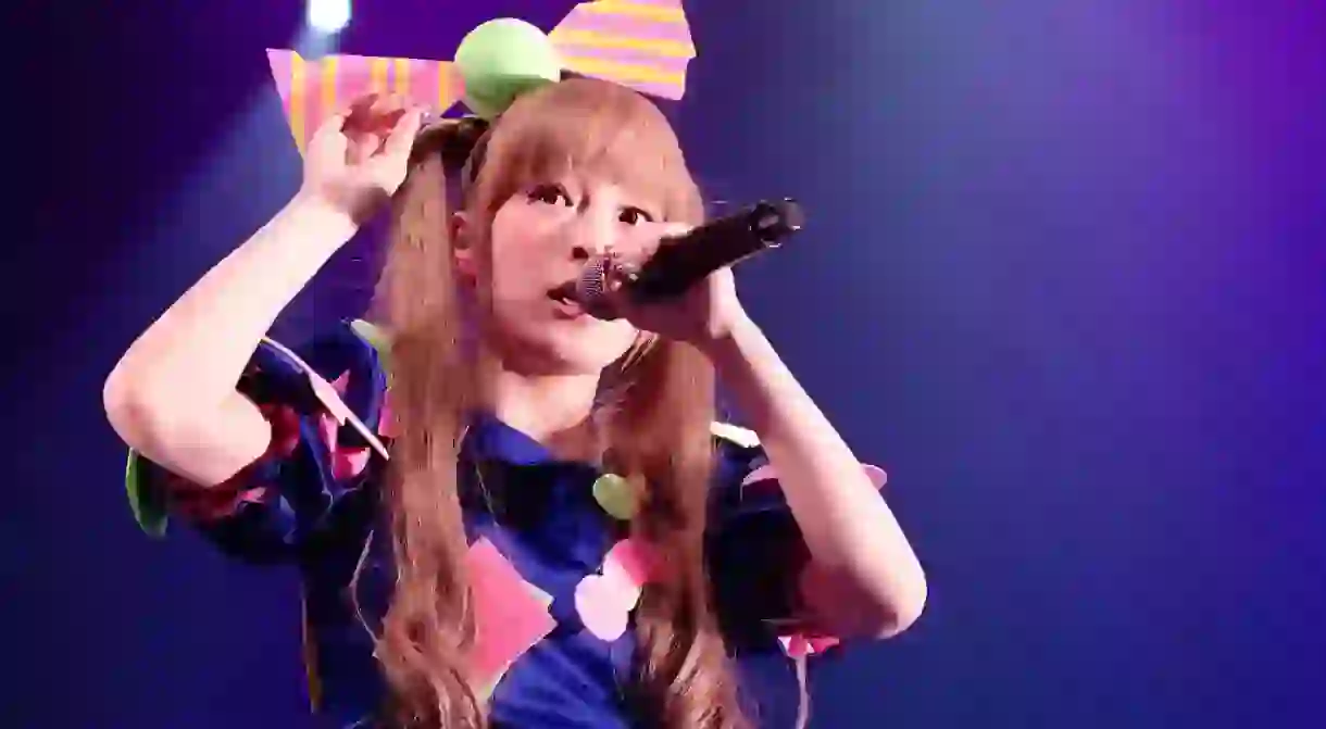 Kyary Pamyu Pamyu performing live at the Japan Expo 2012 in Paris, France