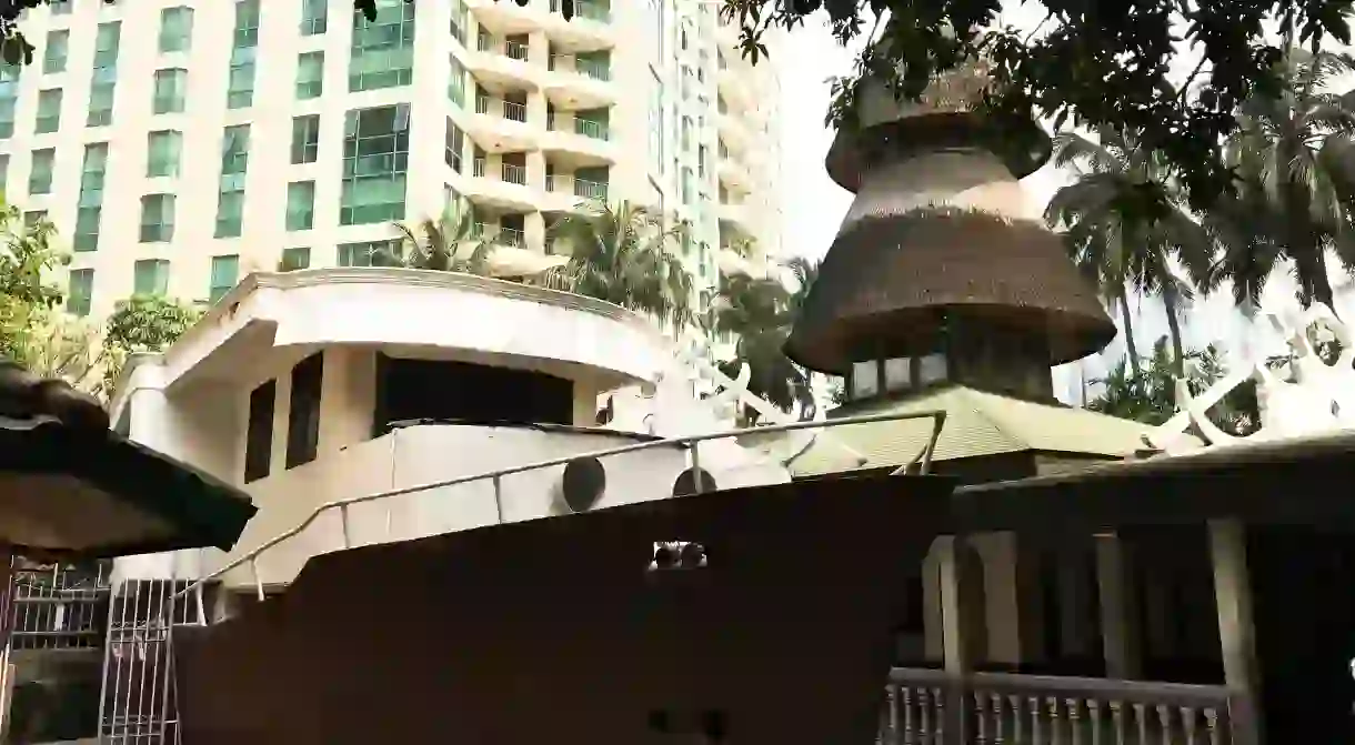 Masjid Perahus boat building next to the main mosque hall