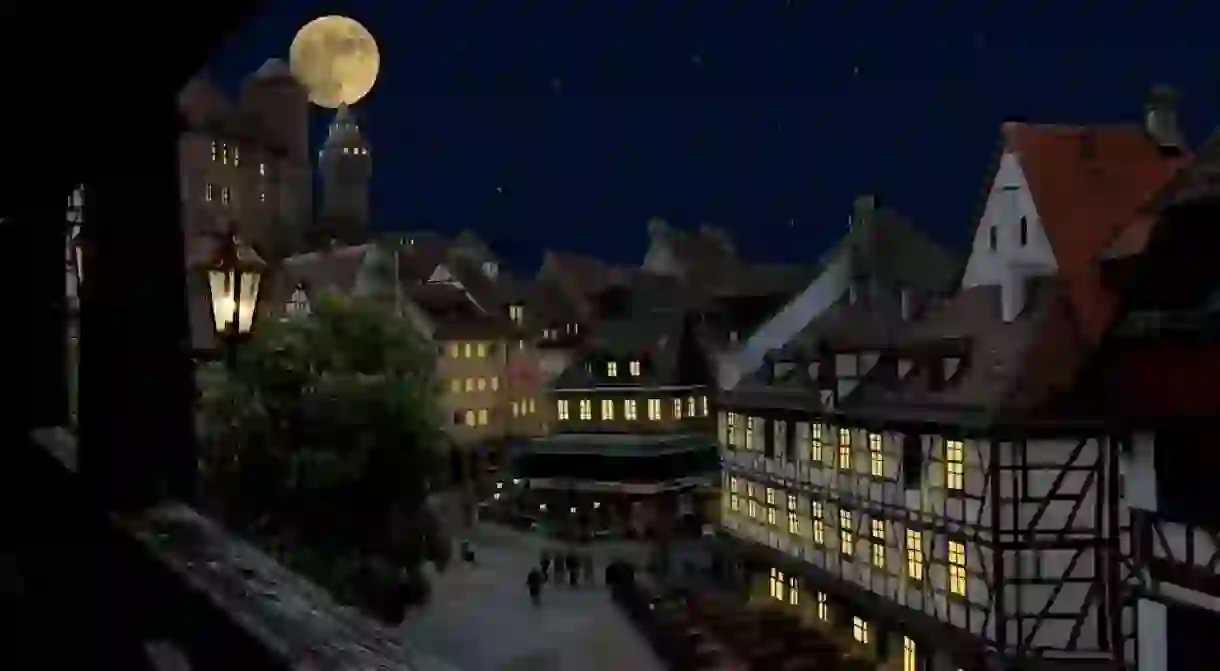 Explore Nuremberg by night with The Lady Nightwatchman