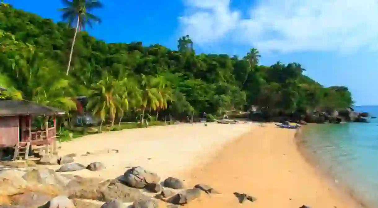 Pristine beaches in the Perhentian Islands