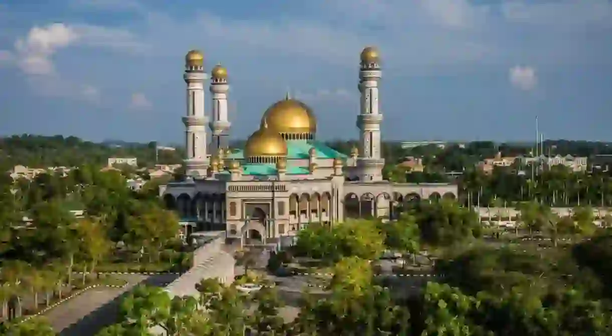 One of Bruneis two national mosques in Bandar Seri Begawan