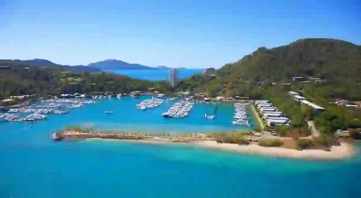 Boats upon boats in Hamilton Island Marina