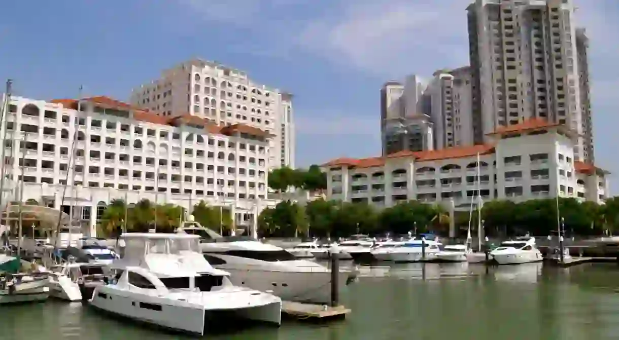 Straits Quay marina, Penang, Malaysia.