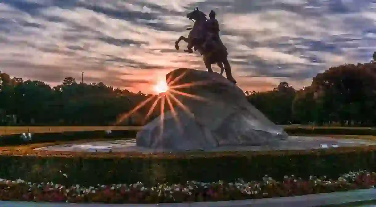 The Bronze Horseman Statue