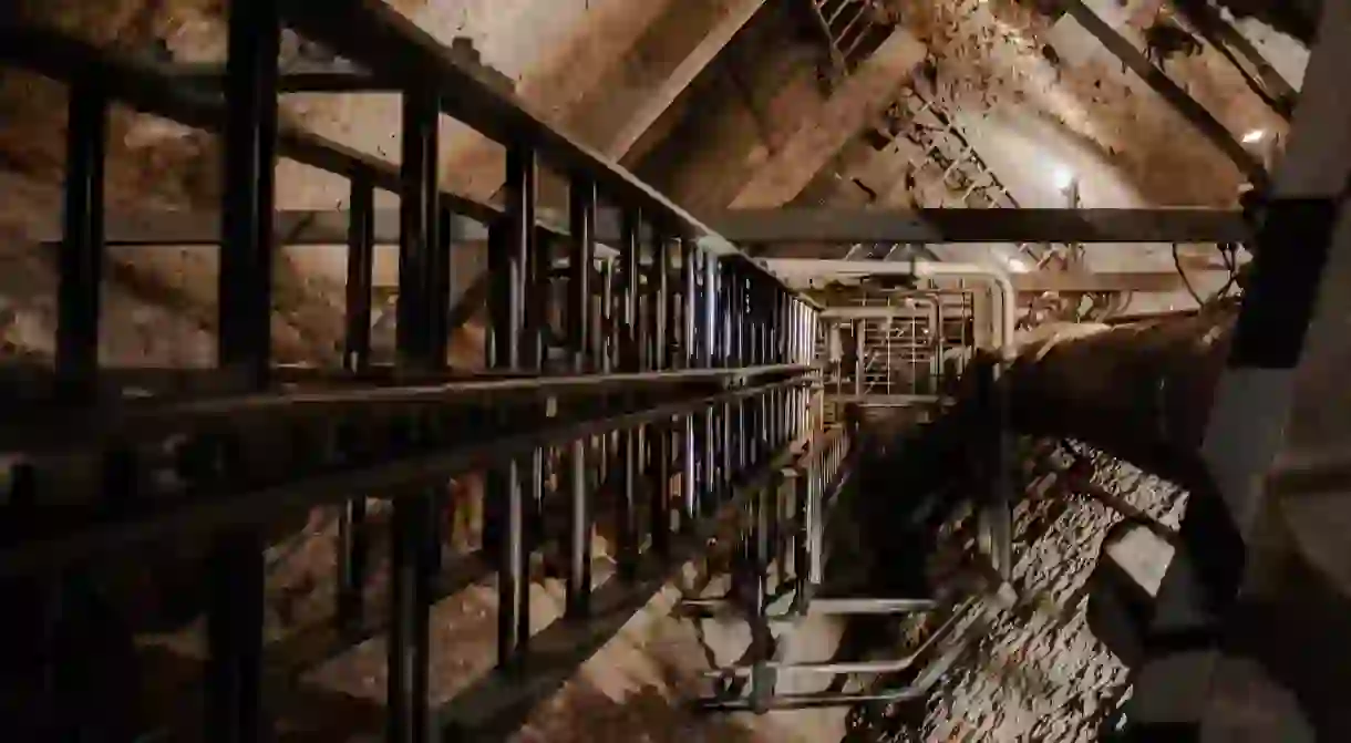 The tunnels below Fremantle Prison