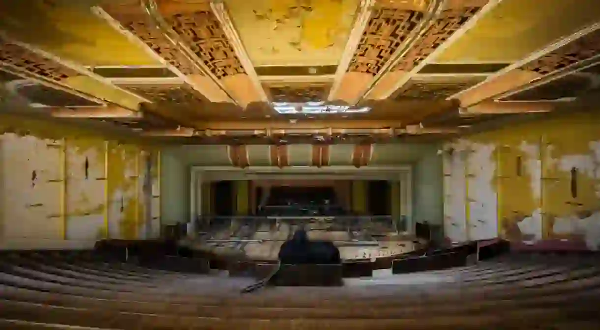 The old cinema before the renovation