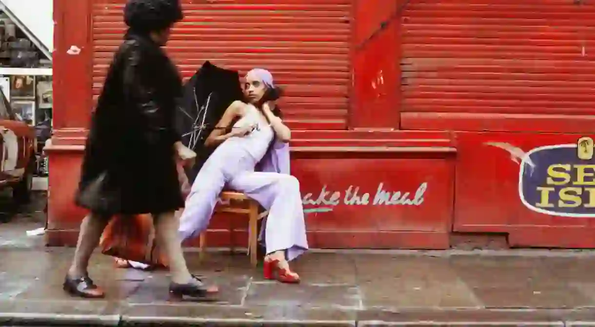 Armet Francis, ‘Fashion Shoot’, Brixton Market, London, 1973