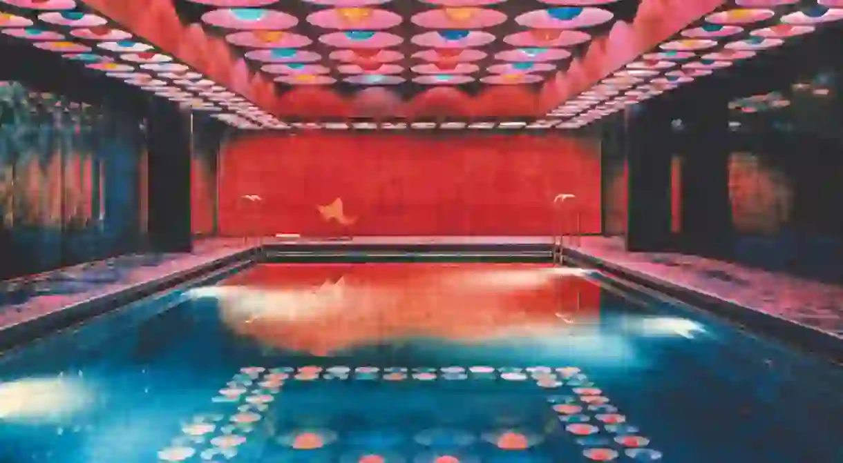 Swimming pool in the Spiegel building