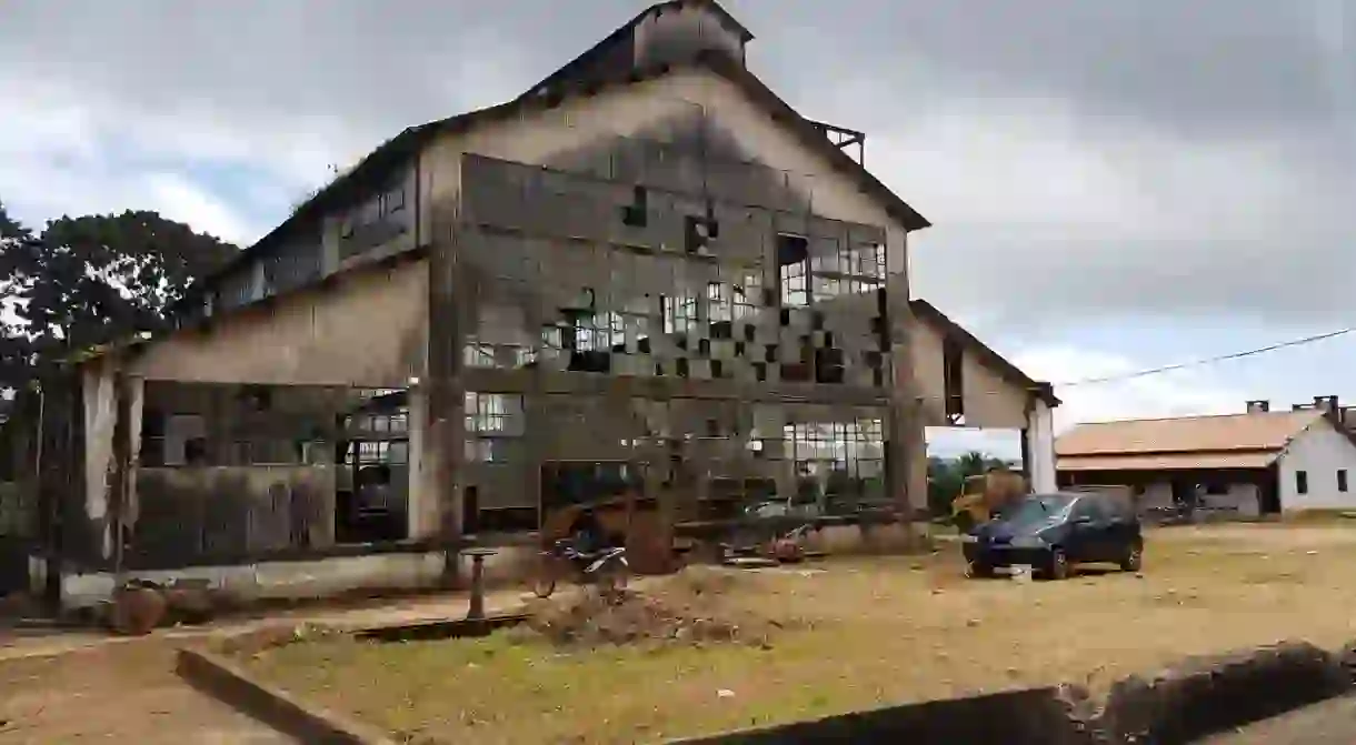 Abandoned factory in Fordlandia, Brazil