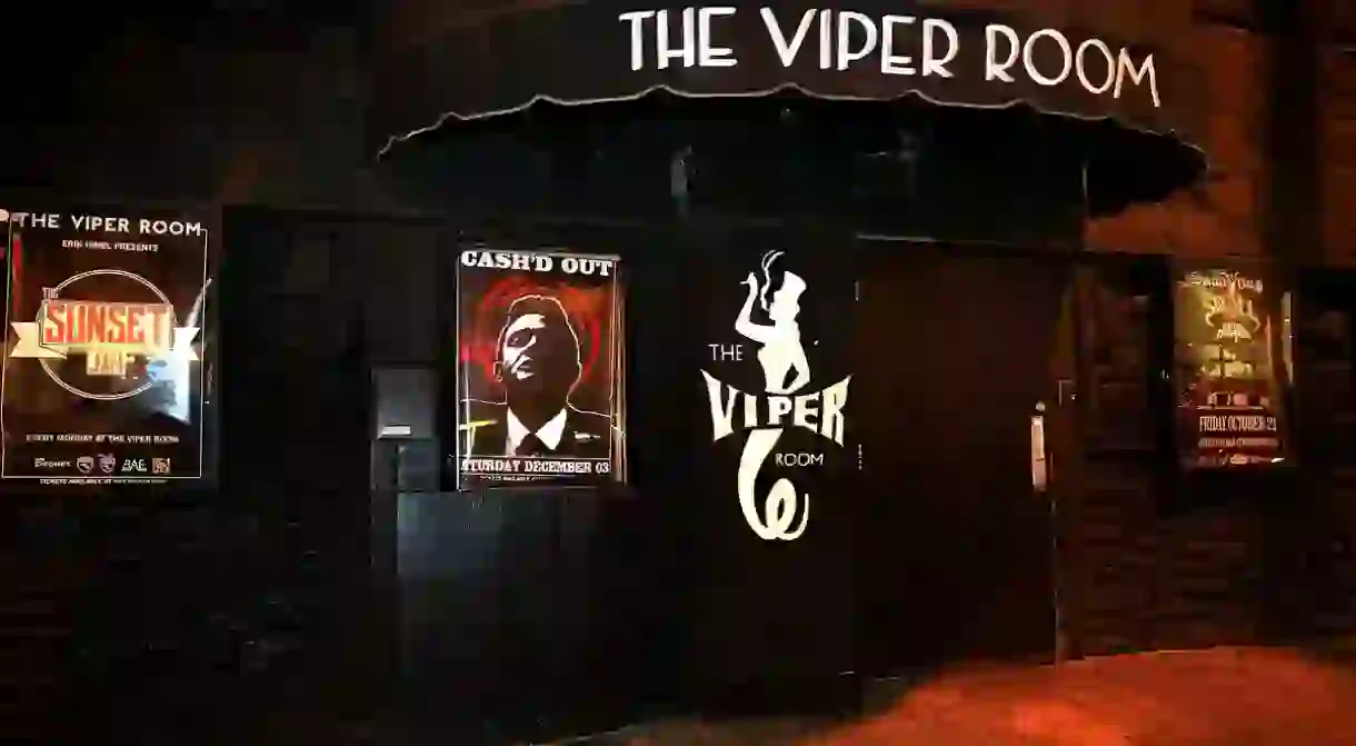 The Viper Room located on the Sunset Strip