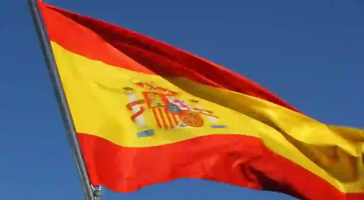 The Spanish flag