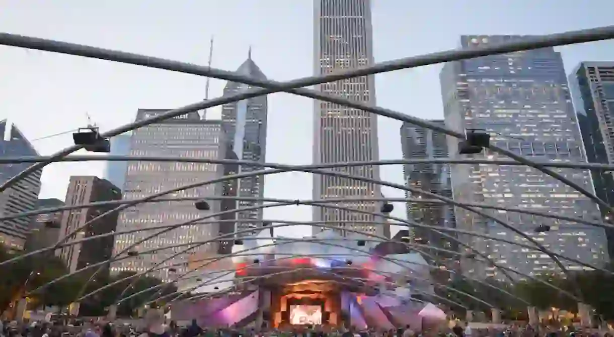 Every Labor Day weekend, Millennium Park lights up for the Chicago Jazz Festival