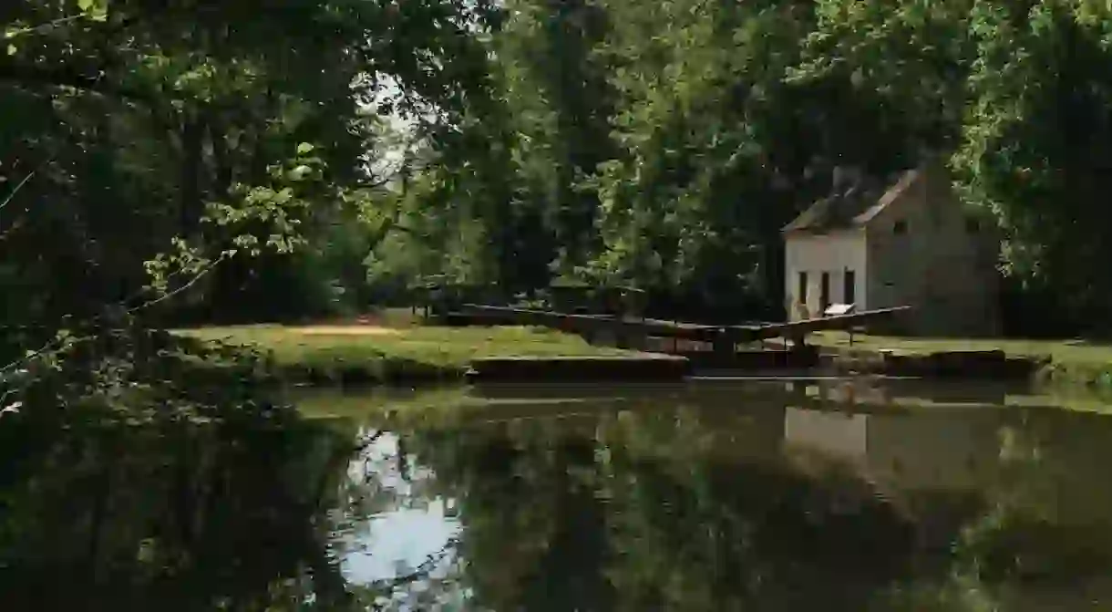 C&O Canal Lockhouses, Lockhouse 22, featured here, offer easy access to beautiful natural settings and a glimpse into life during the height of the C&O Canal era.