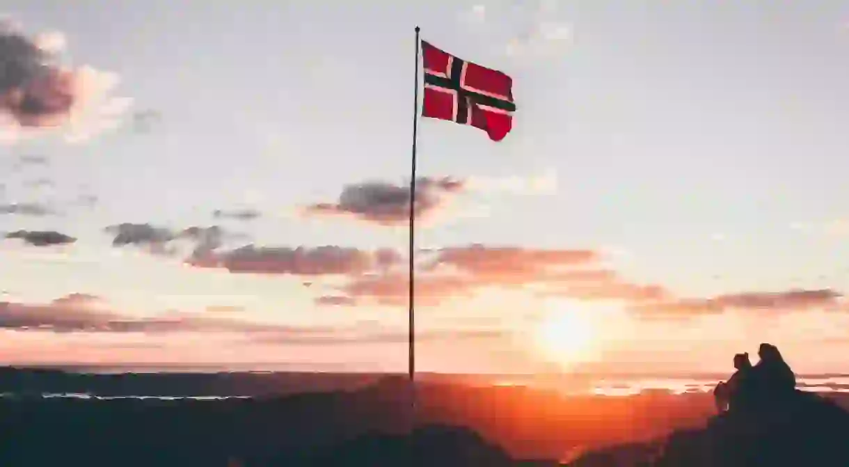 The Norwegian flag