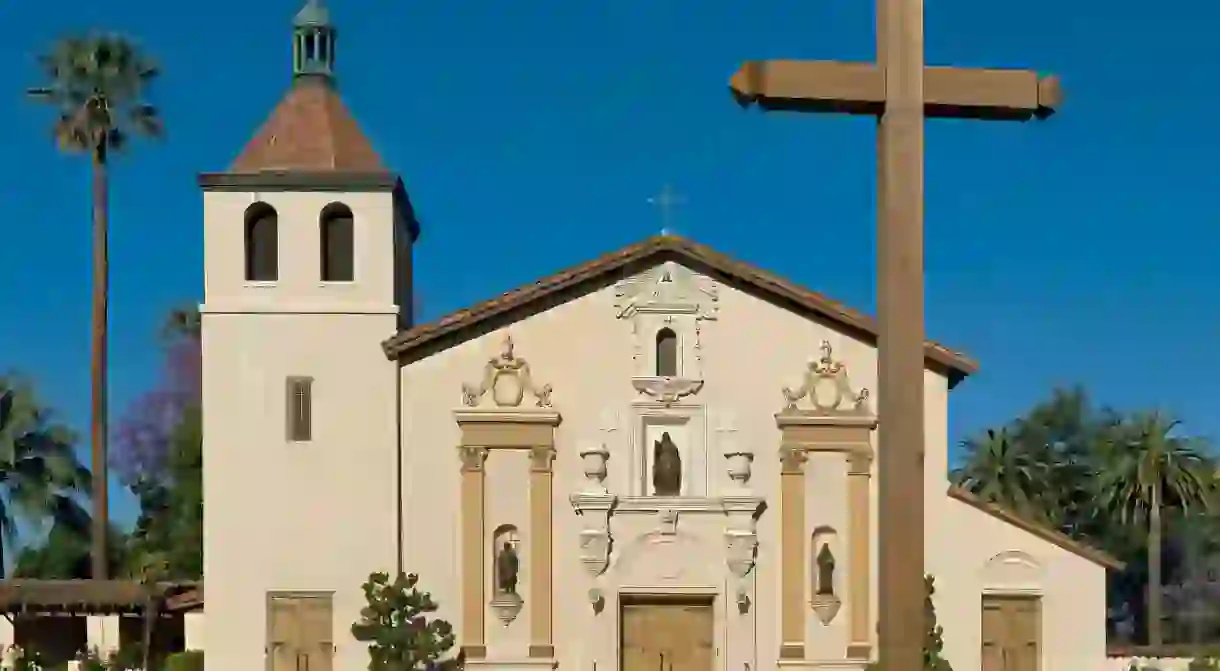 Mission Santa Clara de Asís located in Santa Clara, California