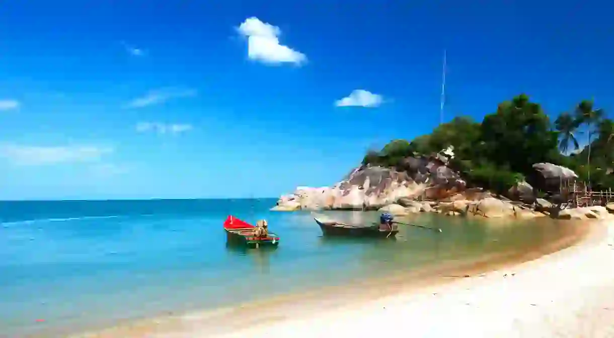 Beach in Koh Phangan, Thailand.