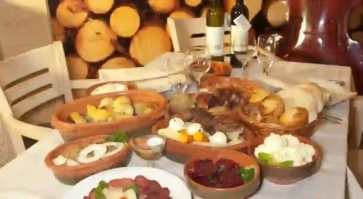 Traditional fare at Naša Kuća