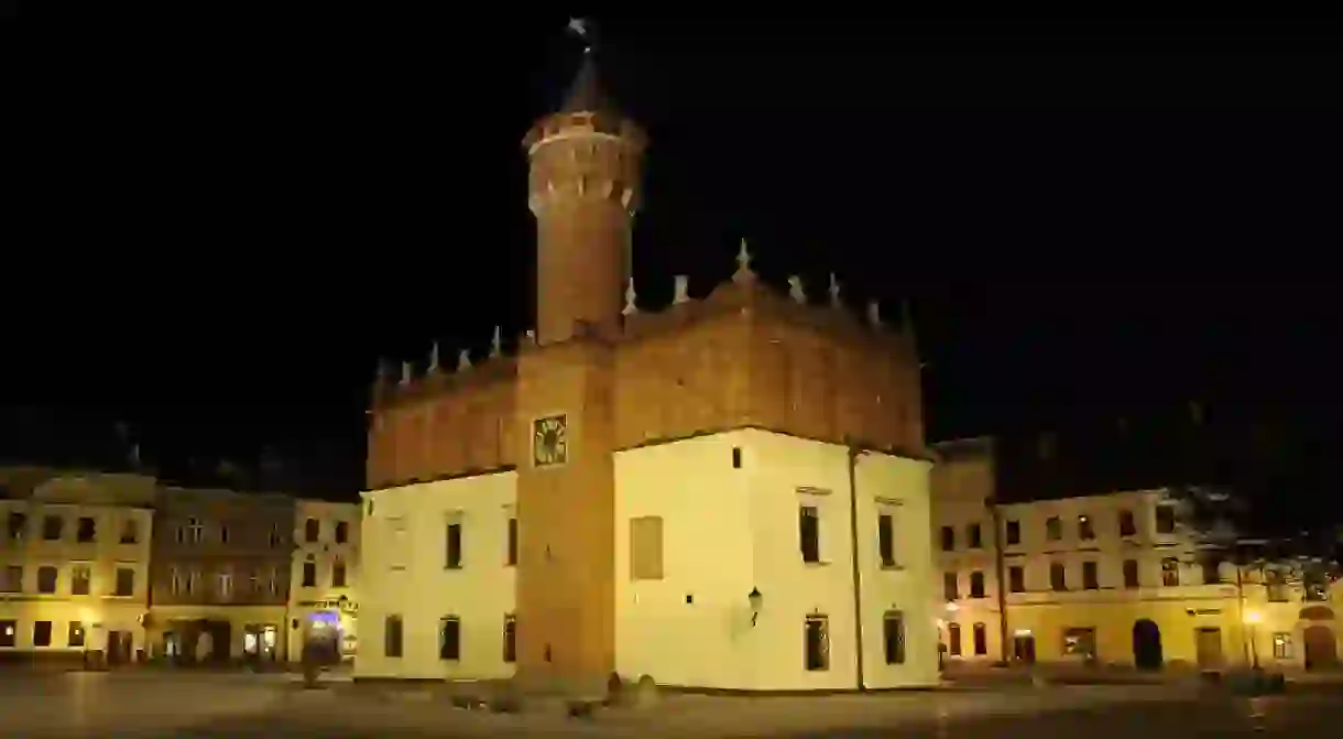 Tarnów by night