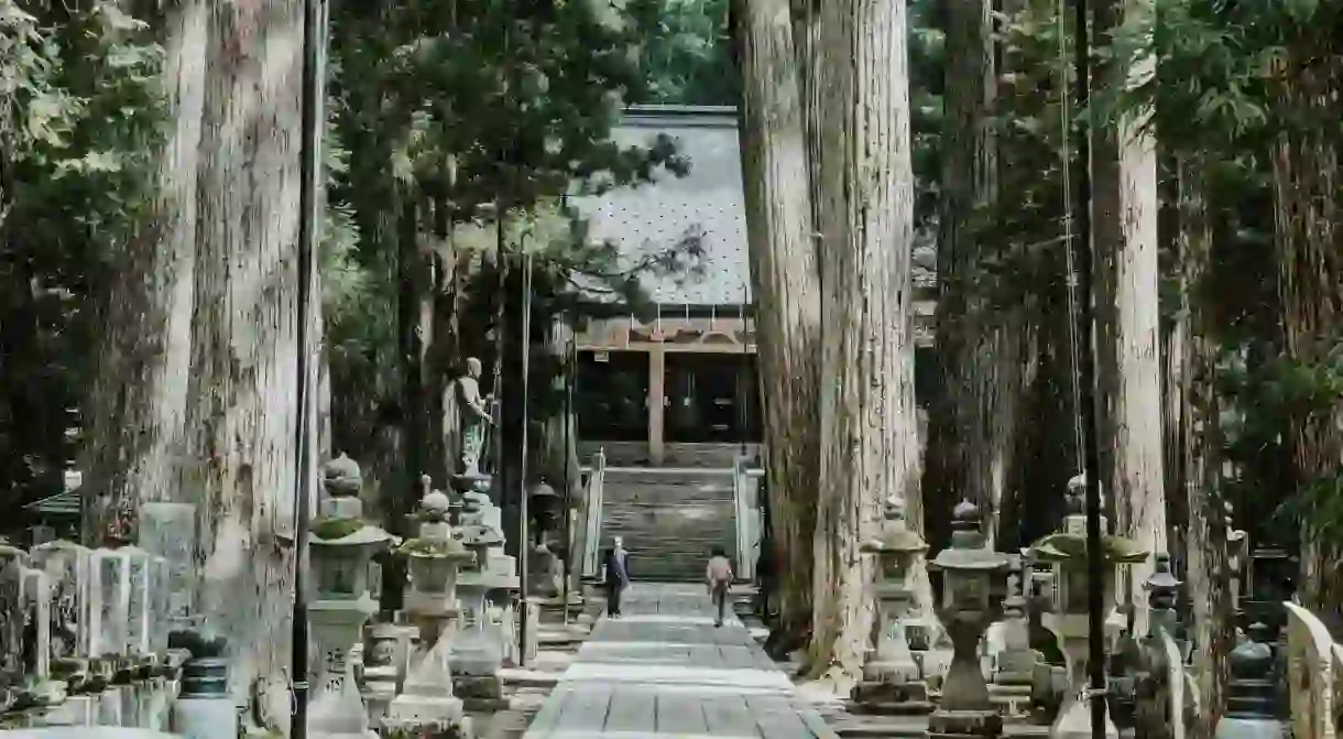 Okunoin temple and cemetery, Mount Koyasan, Japan