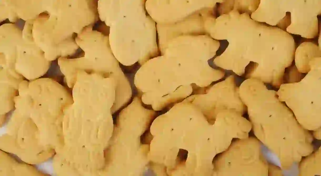 Animal-shaped crackers