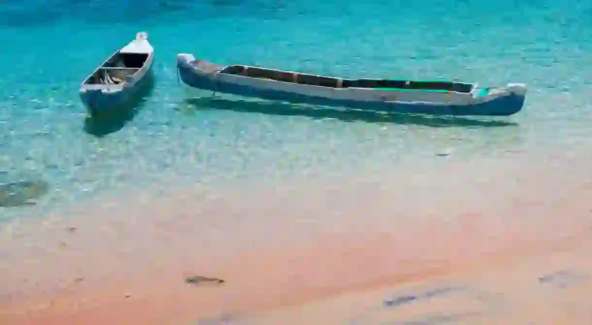 Pink beach, Komodo National Park, Indonesia