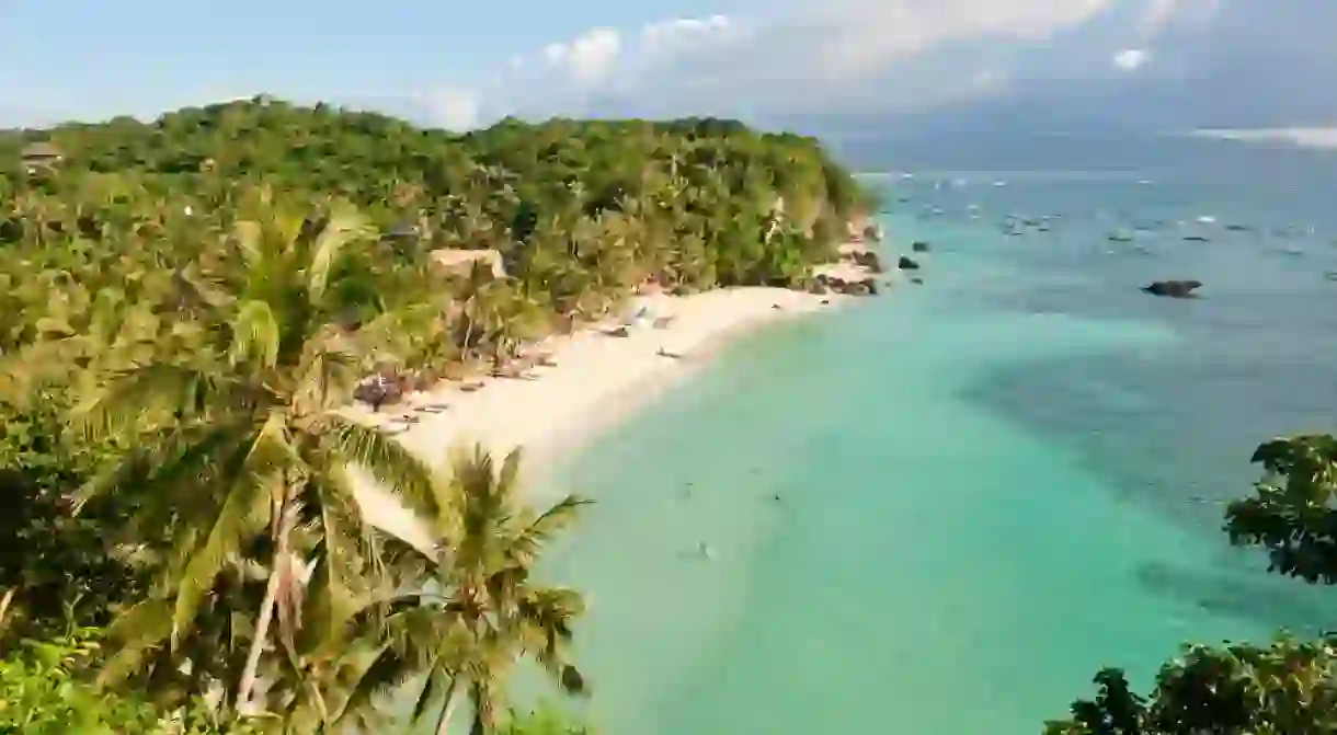 Diniwid beach, Boracay Island, Philippines.