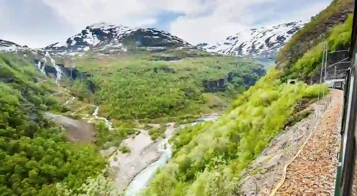 The Flåm valley is ideal for ziplining