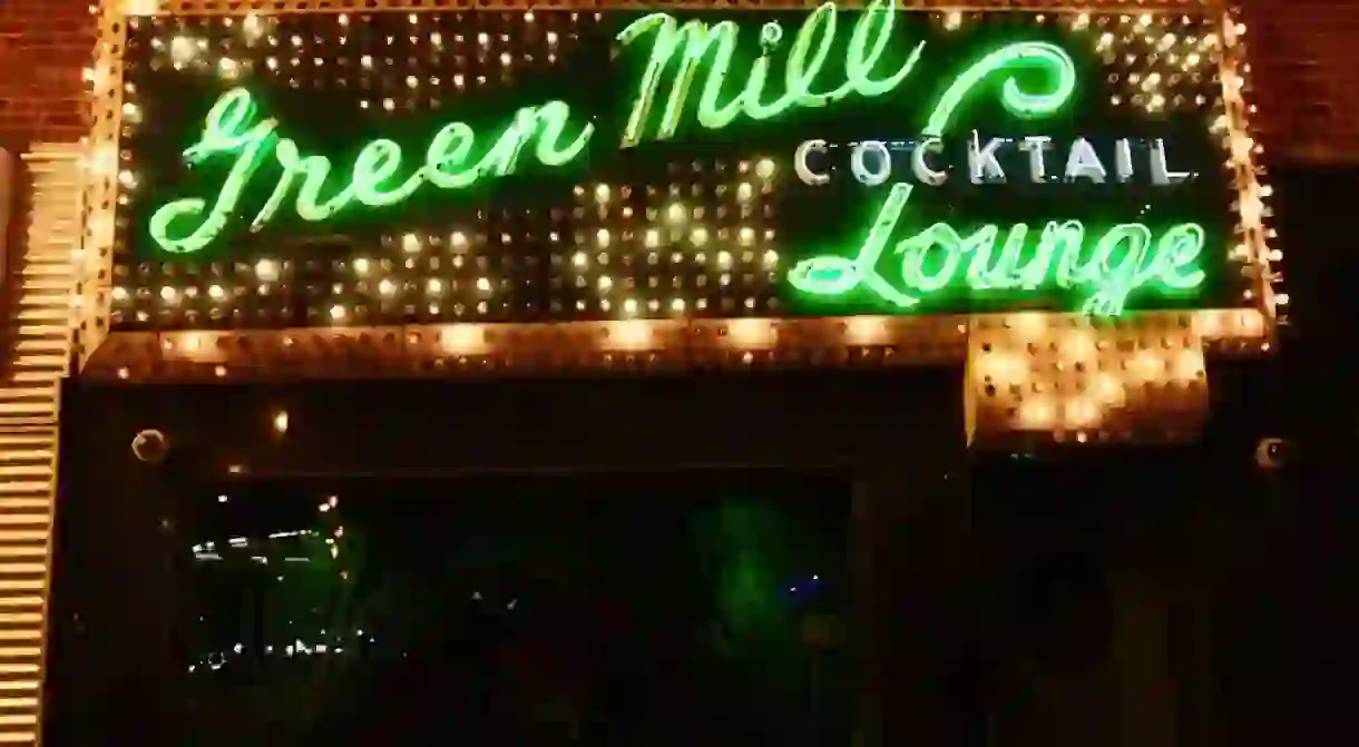 The Green Mills iconic marquee has been a Chicago beacon for a century