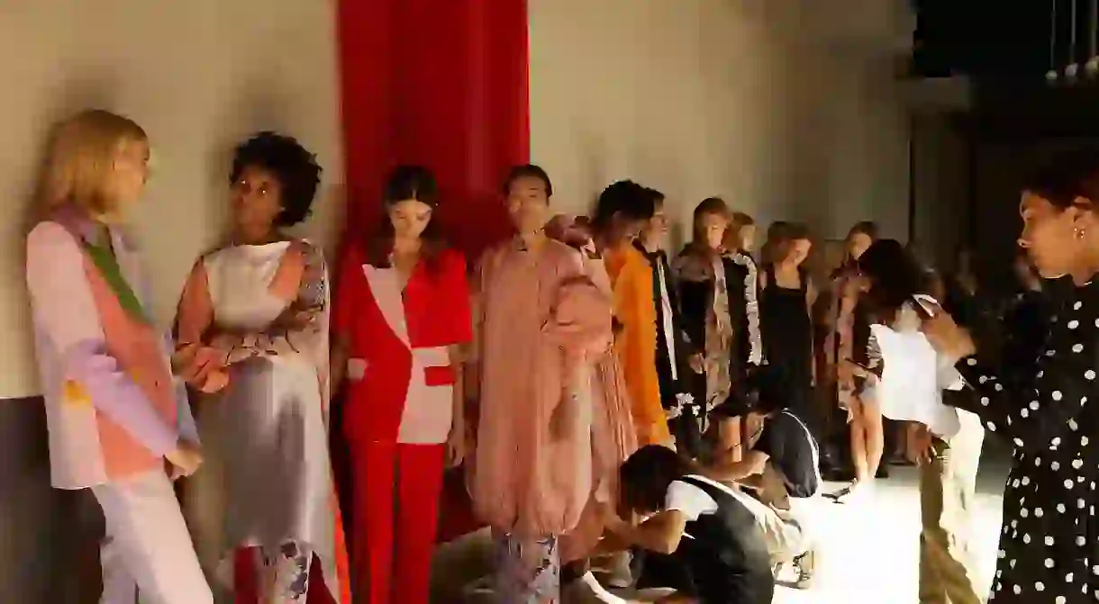 Brøgger, Backstage at Copenhagen Fashion Week, SS19, Copenhagen, Denmark