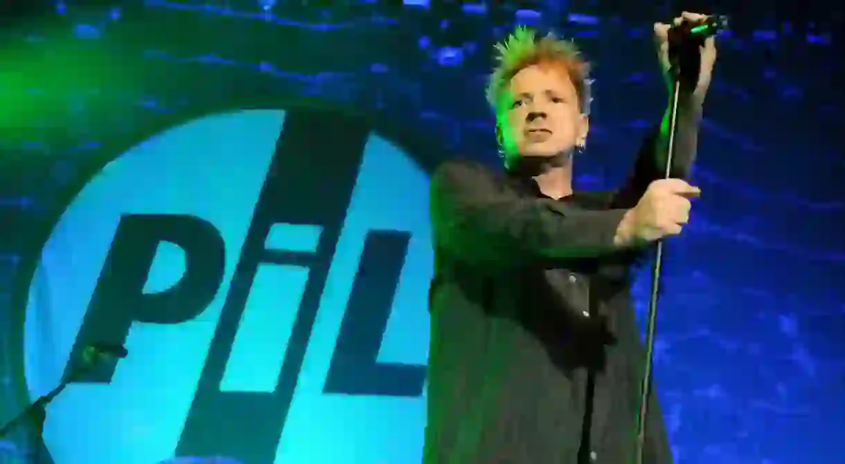 John Lydon performing with PiL