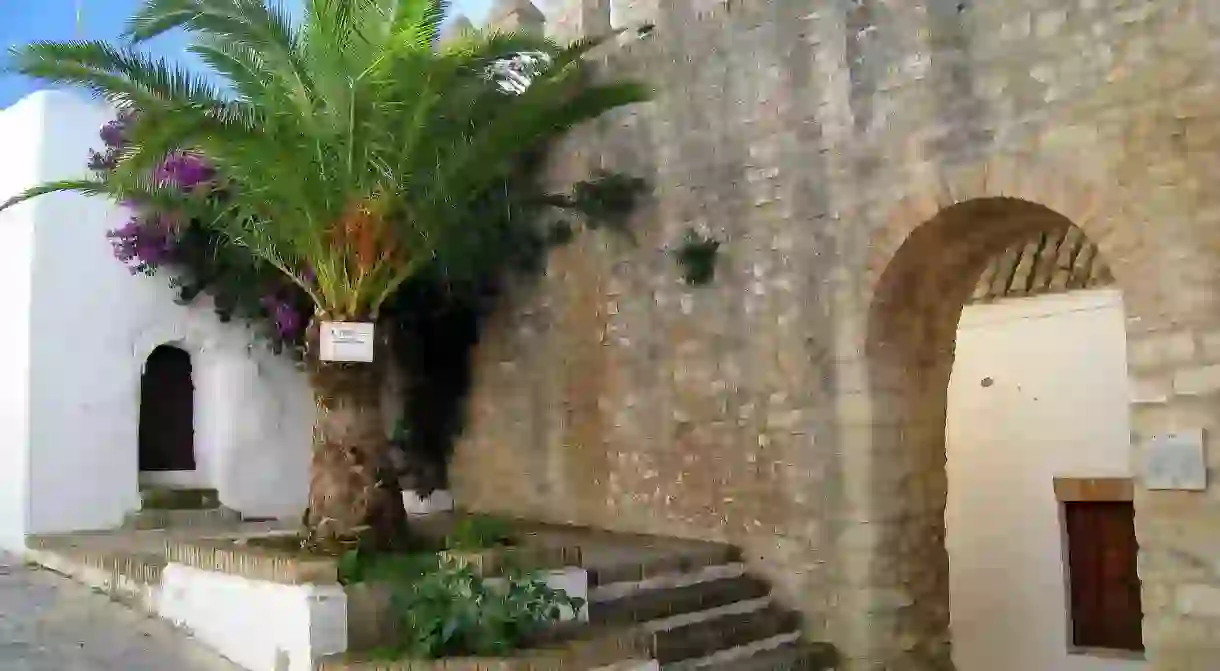 An arched entrance to the old town of Vejer de la Frontera, just a 45-minute drive from Tarifa