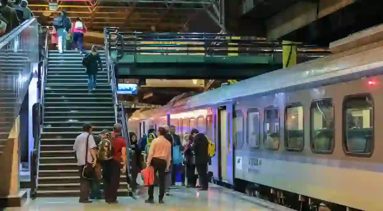 A train in Iran