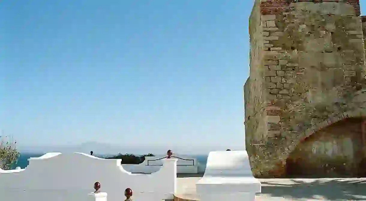 View from Tarifas Plazuela del Viento, with the north African coast clearly visible