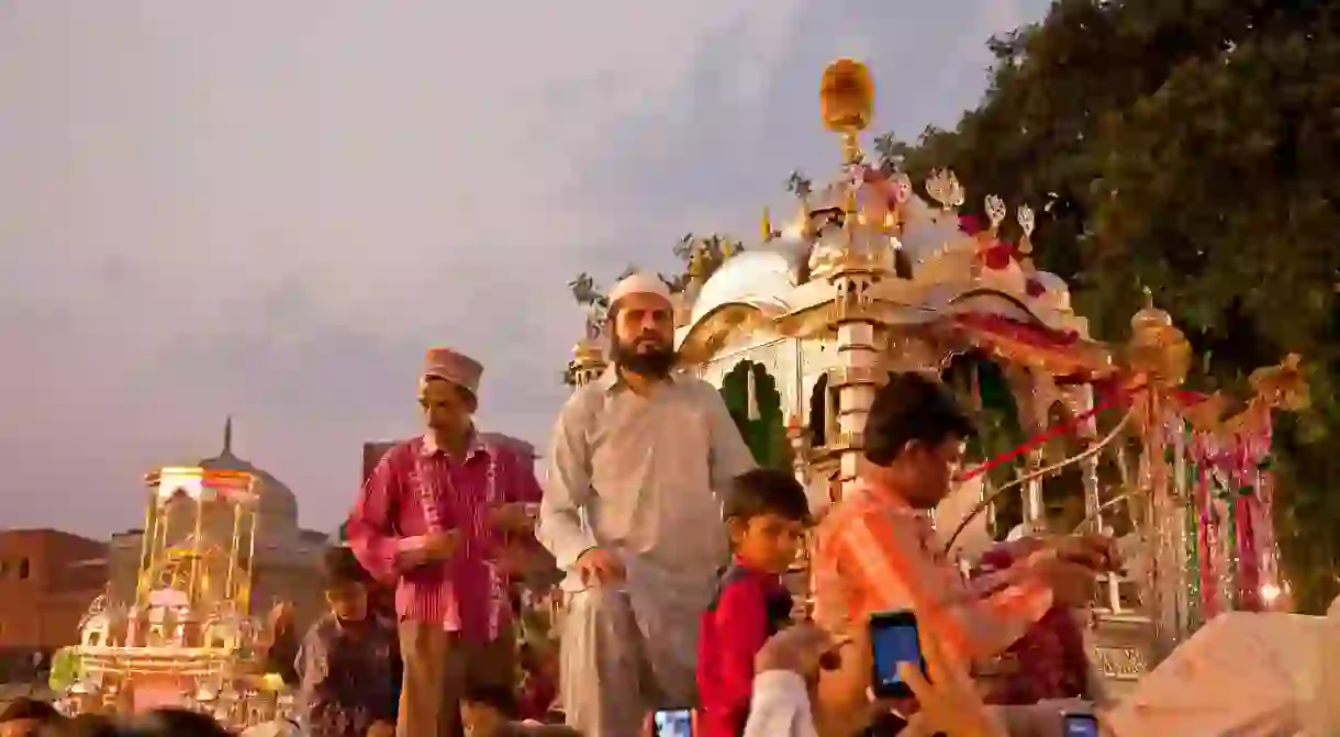 Islamic Muharram procession in Jaipur, India