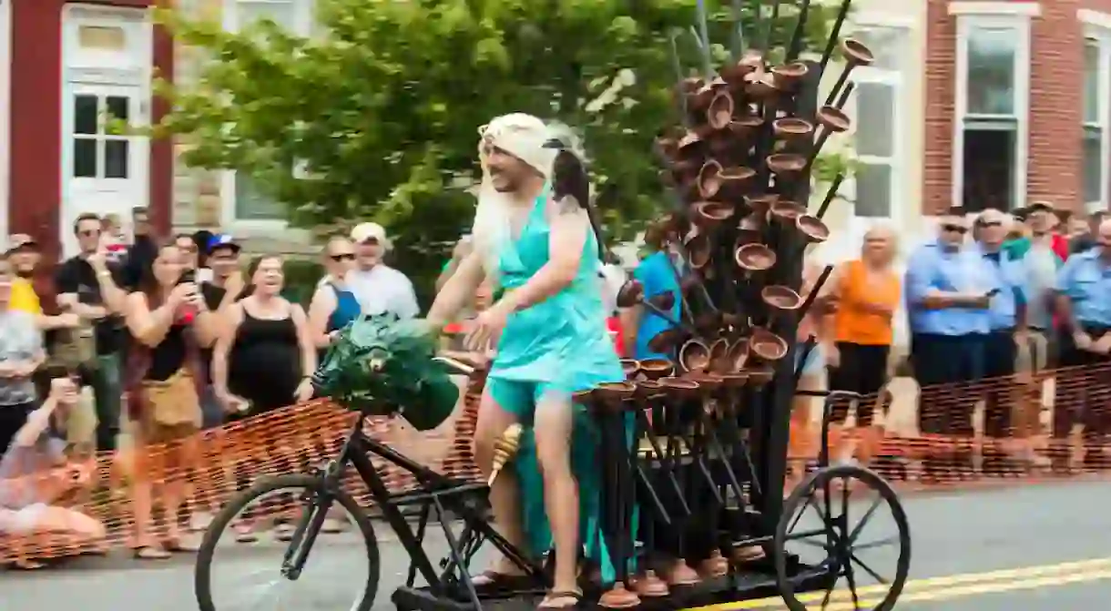 Toilet Racers adopt fun themes like Game of Thrones at Hampdenfest.