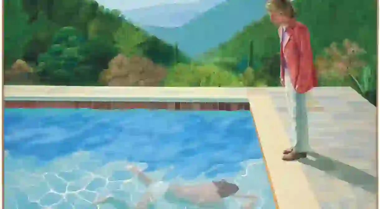 David Hockney – Portrait of an Artist (Pool With Two Figures) (1972)