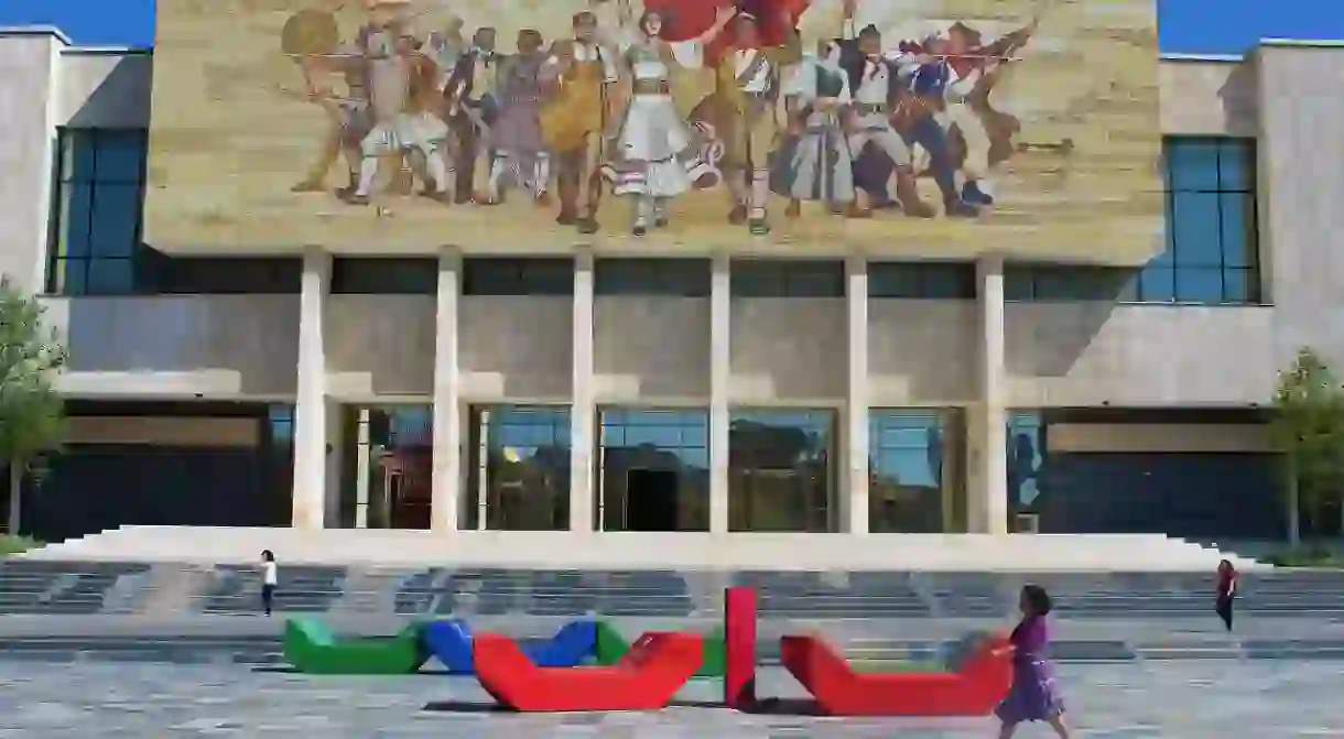 Skanderbeg Square is the heart of Tirana